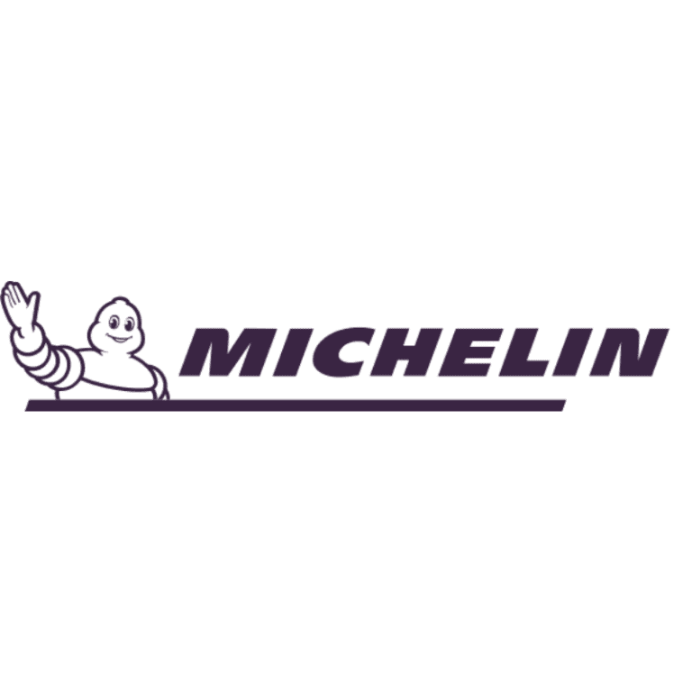 Michelin logo featuring Bibendum, the Michelin Man, and the company name
